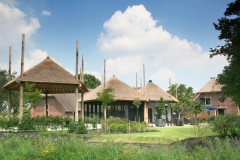 Traditionele bijgebouwen van Eiken & Riet