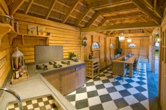 Tuinpaviljoen "Provence"  |  Sfeervolle buitenkeuken